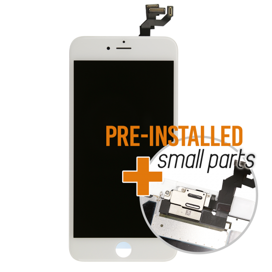 iPhone 12 Pro Max LCD Screen and Digitizer Full Assembly - White (Aftermarket) - Click Image to Close