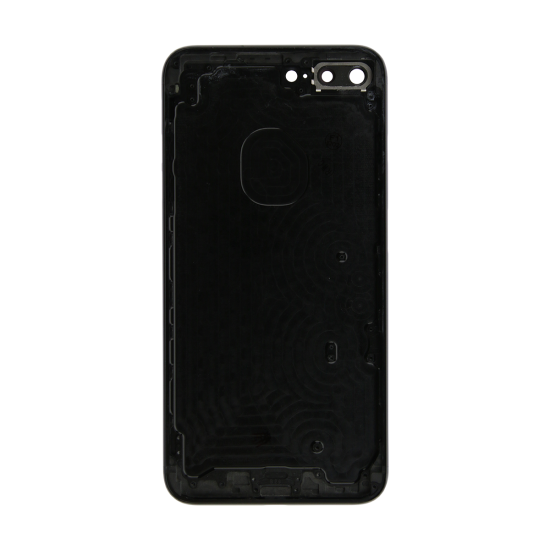 iPhone 12 Pro Max Rear Case - Jet Black (No Logo) - Click Image to Close