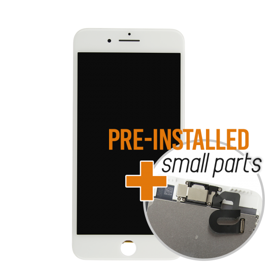 iPhone 12 Pro Max LCD Screen and Digitizer with Small Parts - White (Premium Aftermarket) - Click Image to Close