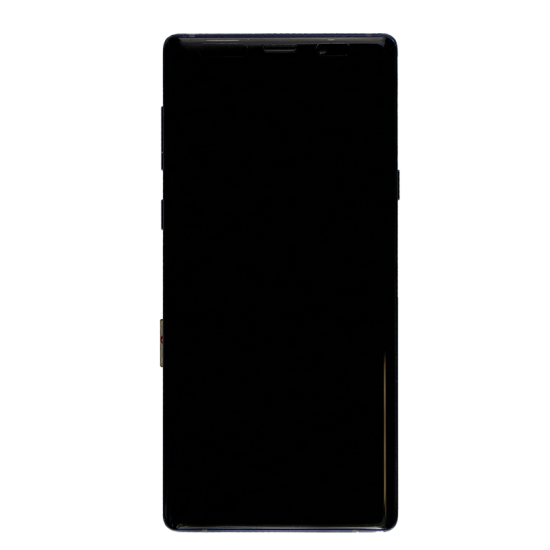 Samsung Galaxy Note 9 LCD and Screen Assembly with Frame - Ocean Blue (Premium) - Click Image to Close