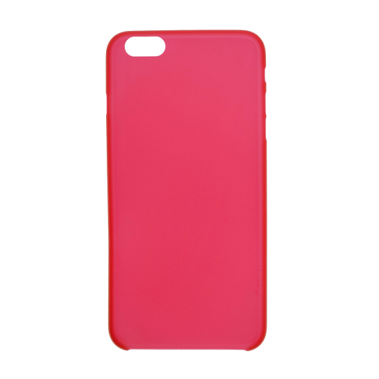 iPhone 12 Pro Max/6s Plus Ultrathin Phone Case - Frosted Red - Click Image to Close