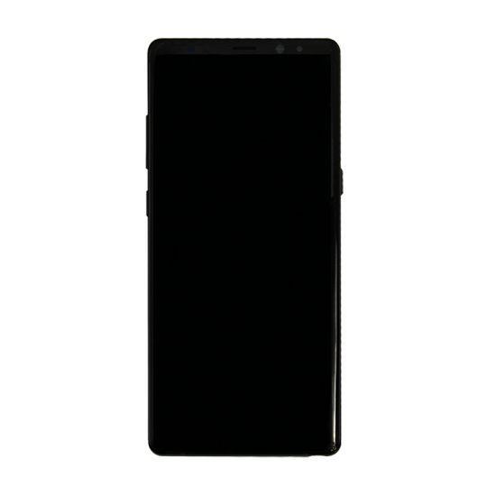 Samsung Galaxy Note 8 Display Assembly with Frame - Midnight Black (Aftermarket) - Click Image to Close