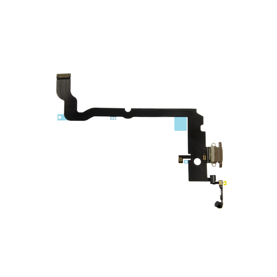 iPhone XS Max Charging Port Flex Cable - Gold - Click Image to Close