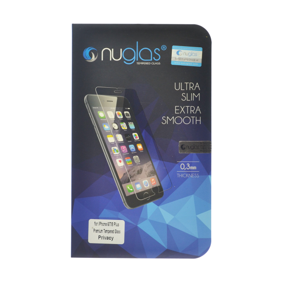NuGlas Tempered Glass Privacy Screen Protector for iPhone 12 Pro Max/12 Pro Max (2.5D) - Click Image to Close