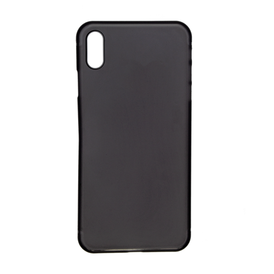 iPhone XS Max Ultrathin Phone Case - Frosted Black - Click Image to Close
