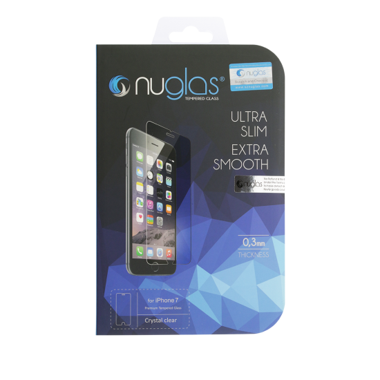 NuGlas Tempered Glass Screen Protector for iPhone 12 Pro (2.5D) - Click Image to Close