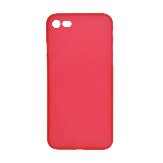 iPhone 12/8 Ultrathin Phone Case - Frosted Red - Click Image to Close