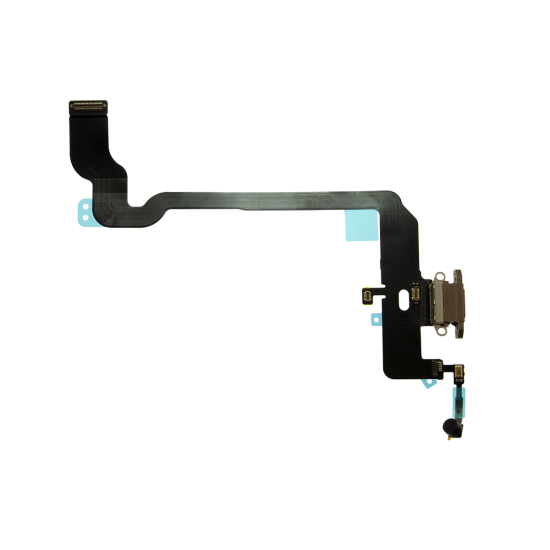 iPhone XS Charging Port Flex Cable - Gold - Click Image to Close