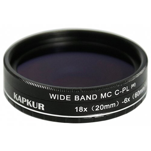 Kapkur HD Macro Lens for iPhone12 Pro Max with CPL 6X(20mm) -18X(60mm) Magnification - BLACK - Click Image to Close