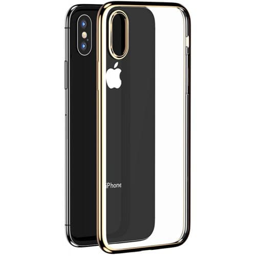 Benks Electroplating TPU Protective Case for iPhone XS Max - CHAMPAGNE GOLD - Click Image to Close