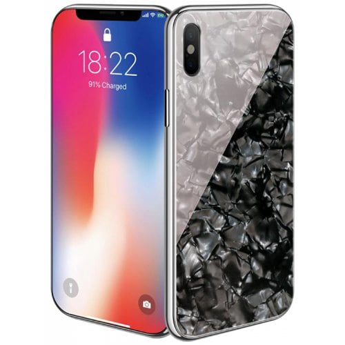 Fashion Cool Phone Case for iPhone X - BLACK - Click Image to Close
