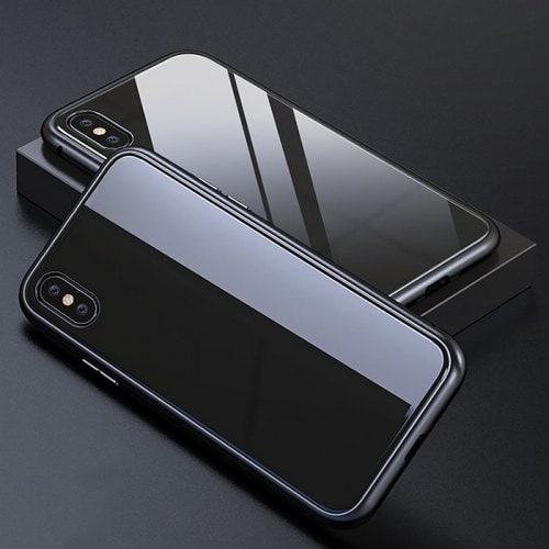 Magnetic Mobile Phonefor iPhone XR - PURE BLACK - Click Image to Close