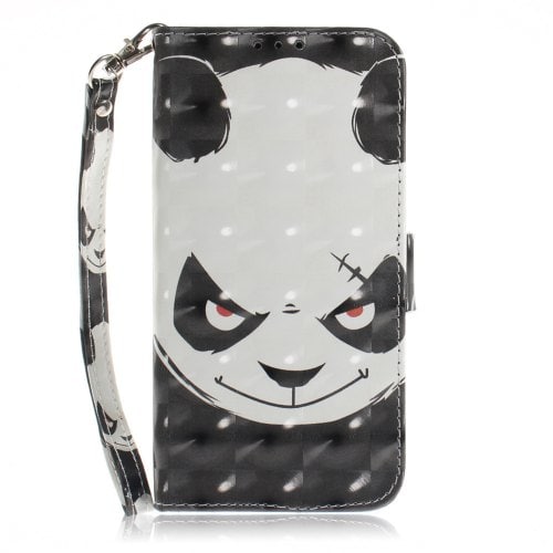 Panda Leather Phone Case for iPhone XR - MULTI - Click Image to Close