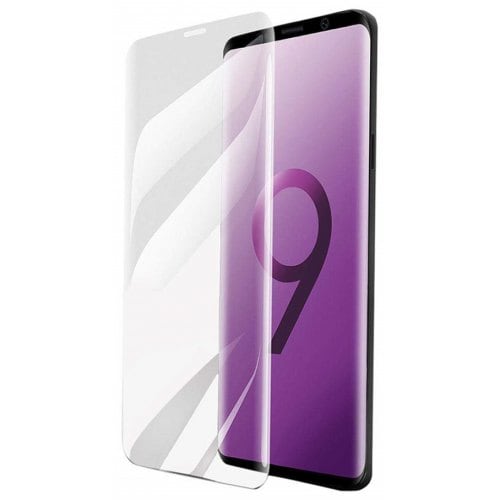 3D Arc Full Screen Tempered Glass Protector Film for Samsung Galaxy Note 9 - TRANSPARENT - Click Image to Close