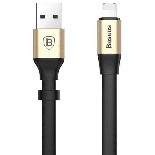 Baseus Simple Series 2 in 1 Charge Data Transfer Cord 23CM - TYRANT GOLD - Click Image to Close