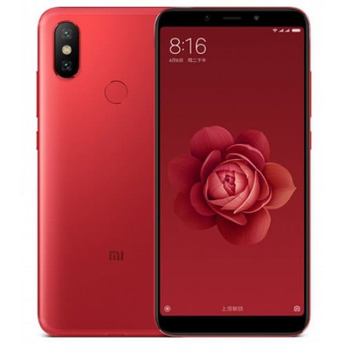 Xiaomi Mi 6X 4G Phablet - RED - Click Image to Close