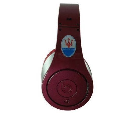 Beats by Dr. Dre Studio Maserati Limited Edition Dark Red Over-Ear Headphones - Click Image to Close