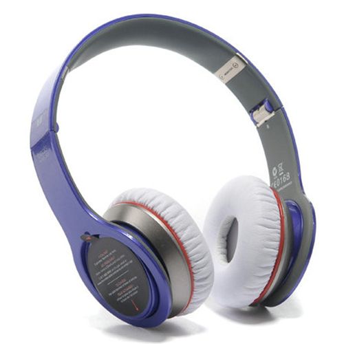 Beats By Dr Dre Solo 2 High Performance Wireless Bluetooth Over-Ear Blue Headphones - Click Image to Close