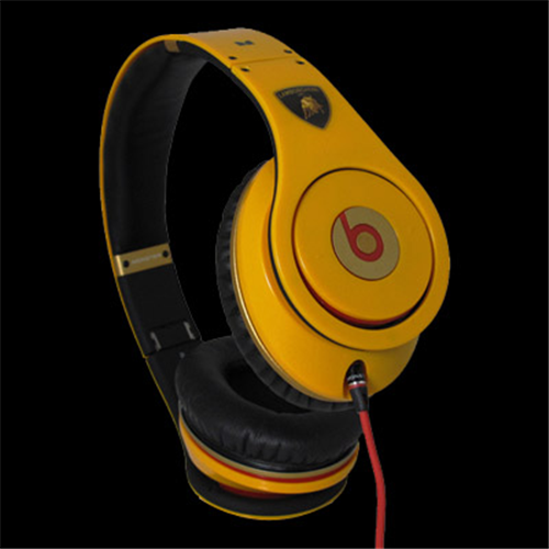 Beats By Dr Dre lamborghini Limited Yellow Headphones - Click Image to Close