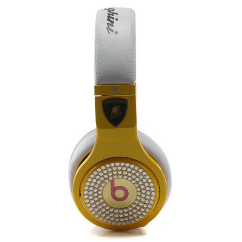 Beats By Dr Dre Pro High Performance Lamborghin Diamond Headphones - Click Image to Close