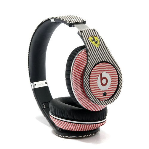 Beats By Dr Dre Studio Ferrari Racing Ultimate Headphones Black - Click Image to Close
