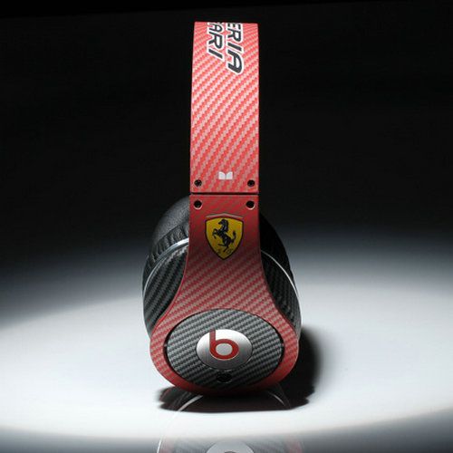 Beats By Dr Dre Studio High Performance New Ferrari Color Red With Black Headphones - Click Image to Close