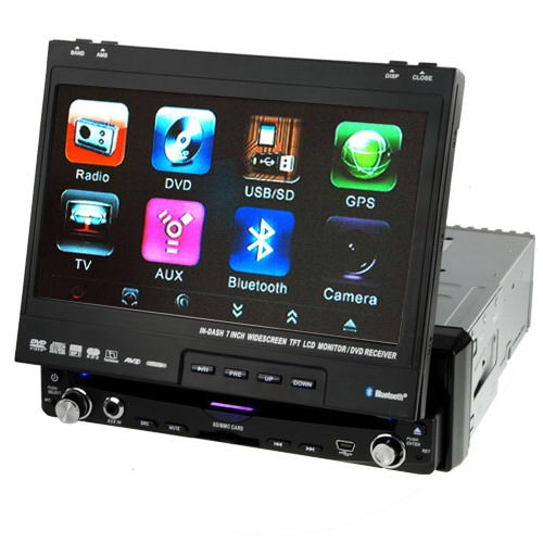 7 Inch Touch Screen Car DVD Player - FM - AM - Built-in Amplifier - Click Image to Close