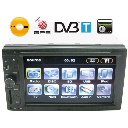 6.5 Inch TFT LCD Touchscreen High-Def Car DVD Player with GPS Navigator - Click Image to Close
