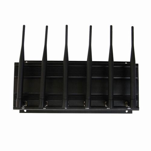 Middle WiFi Cell phone Jammer with IR Remote Contro - Click Image to Close