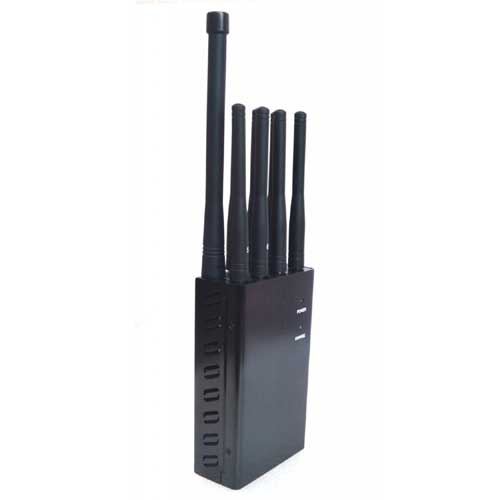 8 Antenna Handheld Jammers WiFi GPS Lojack VHF UHF and 3G Phone Signal Jammer - Click Image to Close