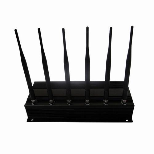 High Power 6 Antenna Cell Phone,GPS,WiFi Jammer - Click Image to Close
