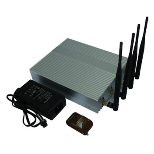 Mobile Phone Jammer - 10m to 40m Shielding Radius - with Remote Controller - Click Image to Close