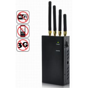 High Power Portable Signal Jammer for WiFi 3G and 2G Mobile Phone - Click Image to Close