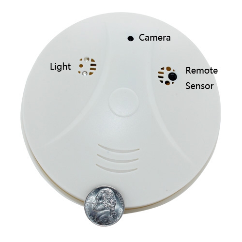 Waterproof Smoke Detector with Hidden Camera - Click Image to Close