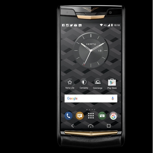 Vertu Signature Touch Pure Jet Red Gold Clone Android 11.0 Snapdragon 821 4G LTE luxury Phone - Click Image to Close