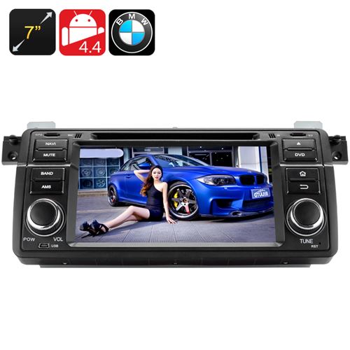 7 Inch Touchscreen Car DVD Player – Android 11.0, Quad Core CPU, 1 DIN, GPS, Bluetooth, Wi-Fi, 3G, For BMW M3 + E46 - Click Image to Close
