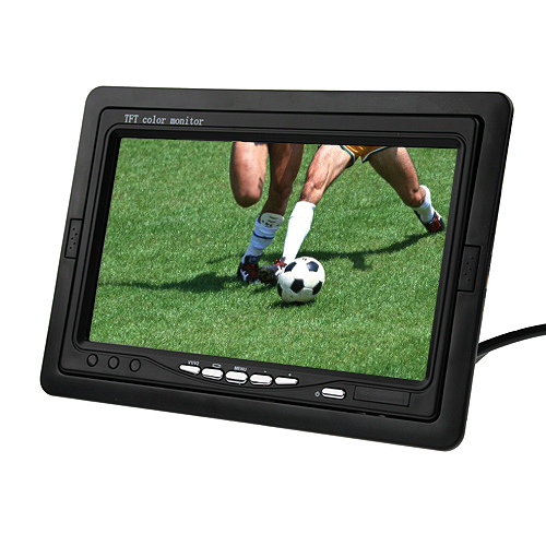 7" TFT LCD Car Rearview Color Monitor DVD VCR - Click Image to Close