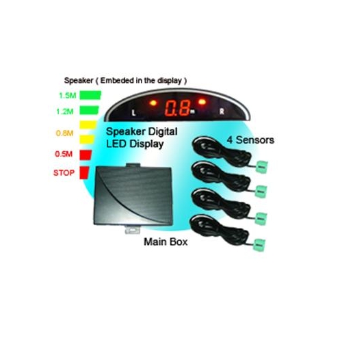 SRD018C4 Speaker Warning LED Display Parking Sensor - Click Image to Close