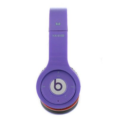 Beats By Dr Dre Solo Wireless Bluetooth Over-Ear Purple Headphones