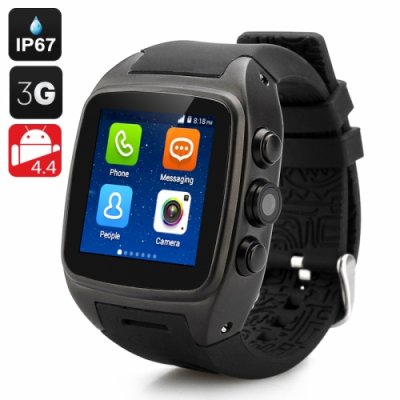 iMacwear SPARTA M7 Smart Watch Phone - IP67 Waterproof Rating 1.54 Inch Touch Screen Android 11.0 OS Dual Core CPU 3G
