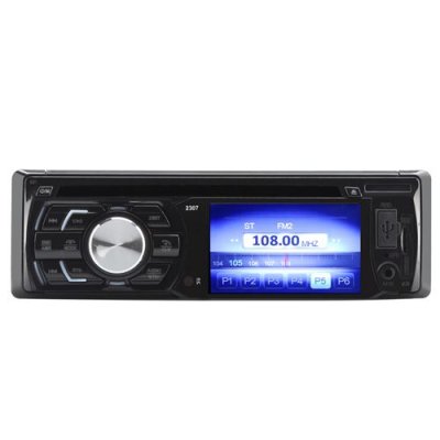 1 DIN 3 Inch TFT LCD Car DVD Player - 180Watt Output, Bluetooth, USB Port, SD Card Slot, Aux In