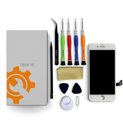 iPhone 12 Pro Screen Replacement Repair Kit + Tools + Repair Guide - White