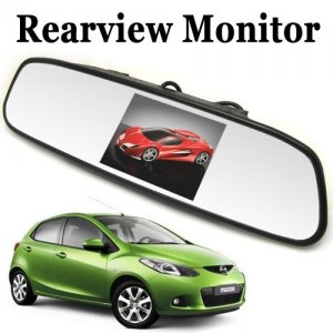 3.5 Inch Color Digital TFT LCD Screen Car Rear View Mirror Monitor