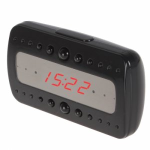 1080P Spy Alarm Clock IR Night Vision Hidden Camera DVR with Motion Detection