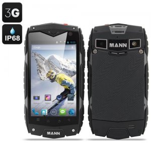 MANN ZUG 3 Waterproof Smartphone - Android 11.0 OS, 4 Inch Display, Shockproof, Dust Proof (Grey)