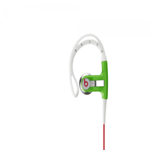 Green Sport Headphones with Remote Control | Powerbeats from Beats by Dre Headphones