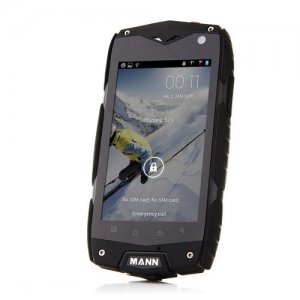 Mann ZUG 3 Outdoor Sports IP68 Waterproof Qualcomm Quad Core Android 11.0 Smartphone - Black