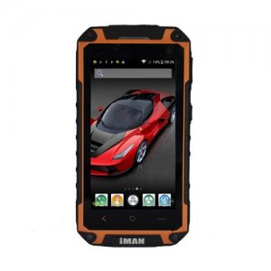iMAN i6800 Smartphone 4.7'' HD Screen MTK6582 Quad Core Android 11.0 1G/8GB IP67 Waterproof - Orange