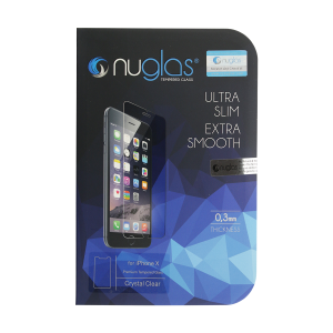 NuGlas Tempered Glass Screen Protector for iPhone X/XS (2.5D)