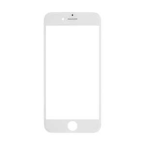 iPhone 12 Pro Glass Lens Screen and Front Frame - White (Hot Melt Glue)